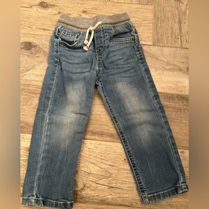 Cat & Jack pull on drawstring jeans size 3T